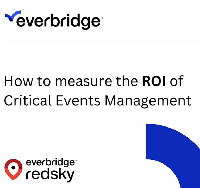 Resilience: Measuring the ROI of Critical Events Management